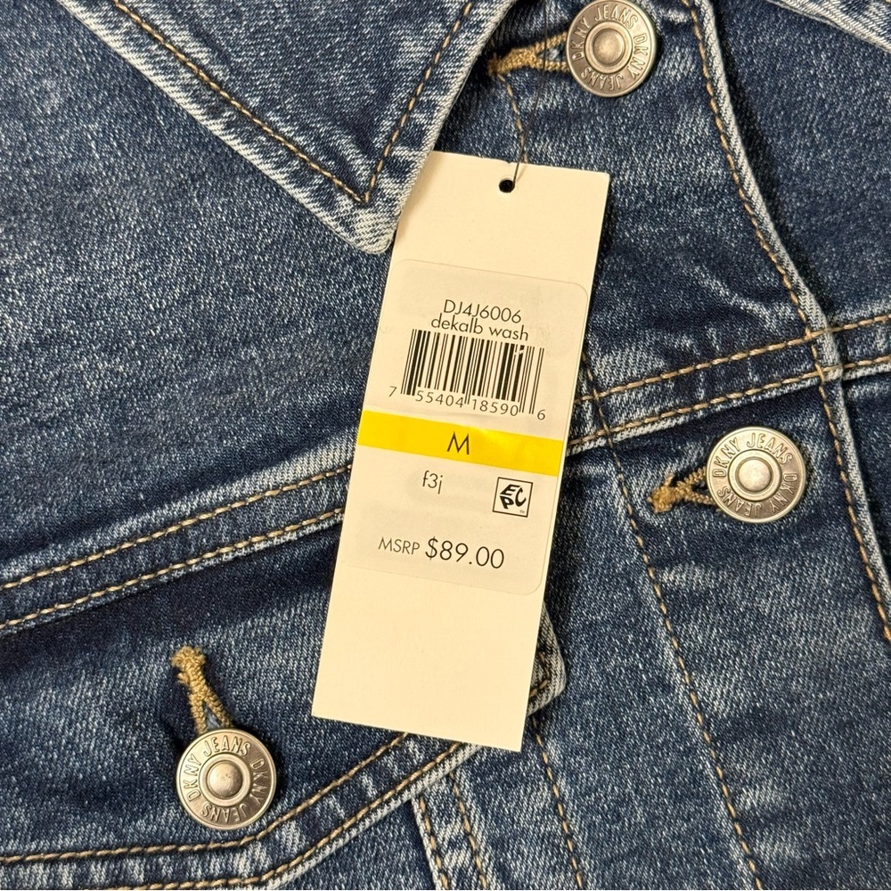 DKNY Women’s Denim Jacket Size M - Picture 10 of 11